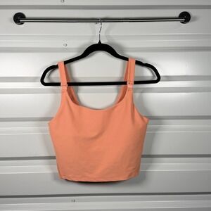 Old Navy Active Powersoft Maternity Nursing Sports Bra Peach Coral Large L